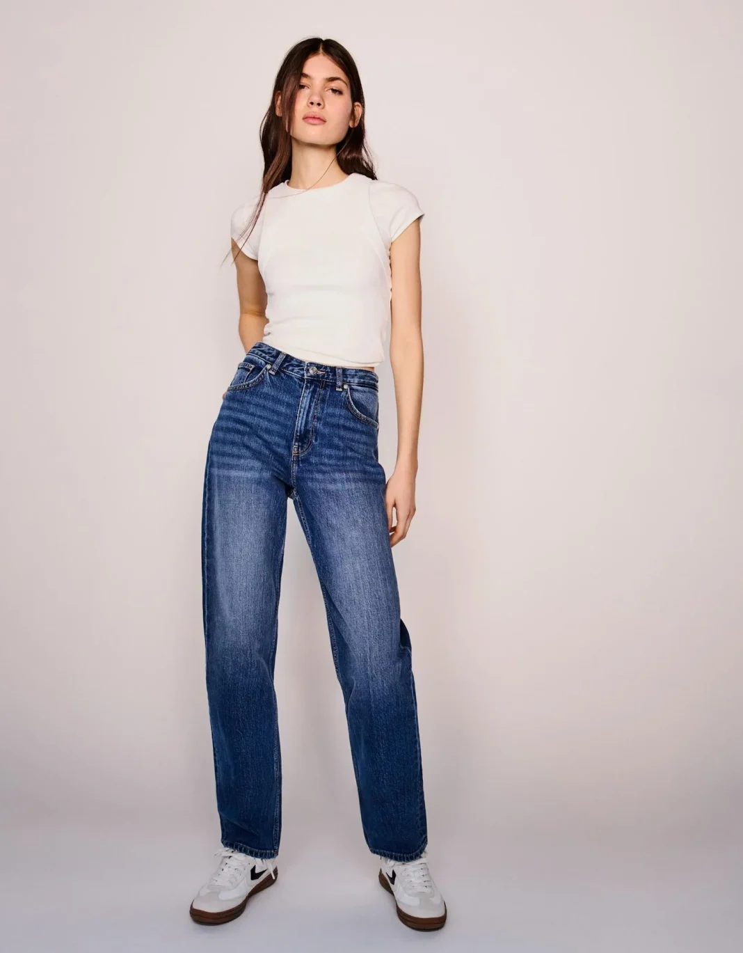 Jeans mom high rise confort