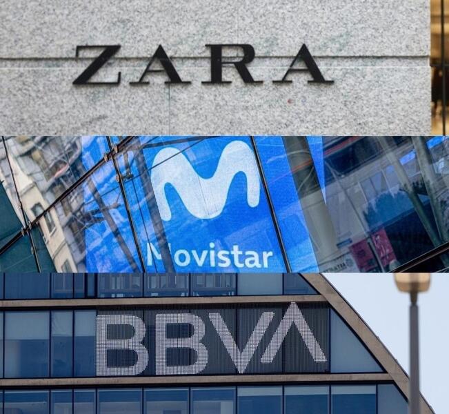 Zara, Movistar y BBVA, las marcas españolas más valiosas en 2025