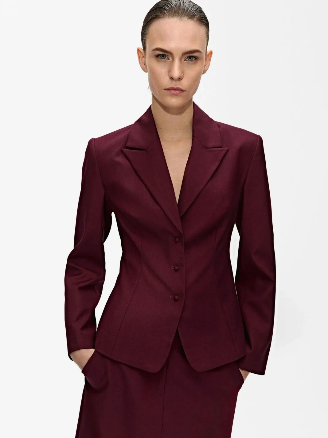 Blazer de traje estructurado