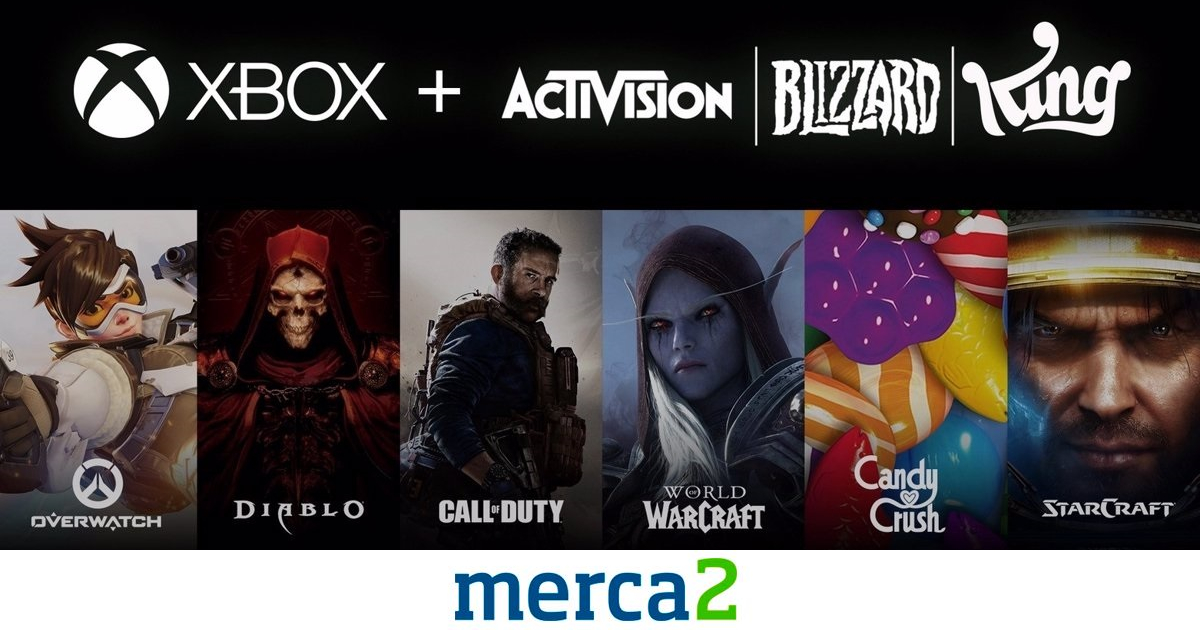 Microsoft disrupts the video game industry after the purchase of Activision for 69,000 million